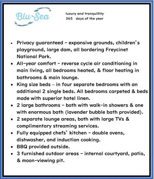 Blu-Sea 365 Villa Bicheno Luaran gambar